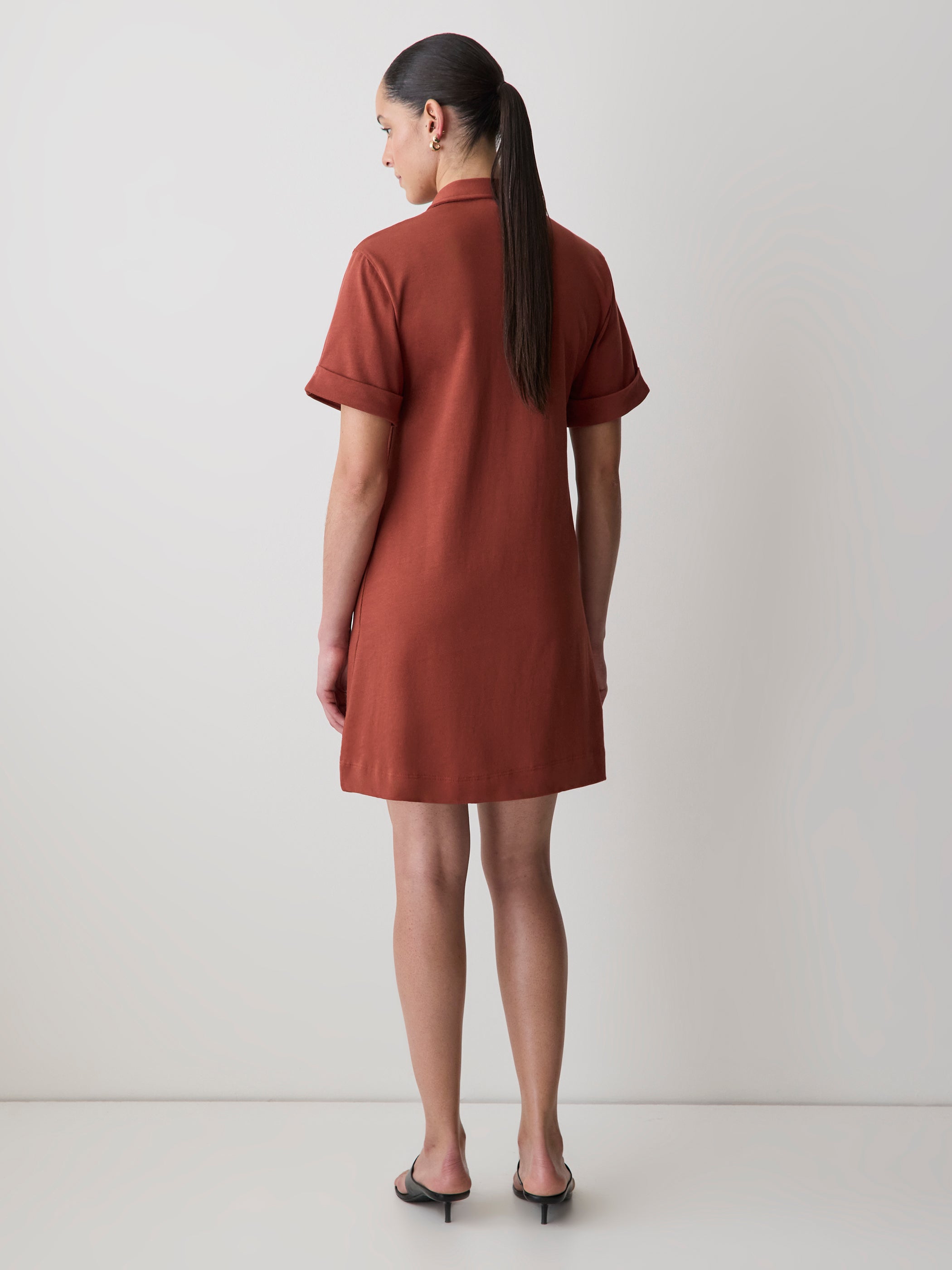 Robe Polo à Manches Courtes