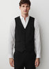Black Suit Vest