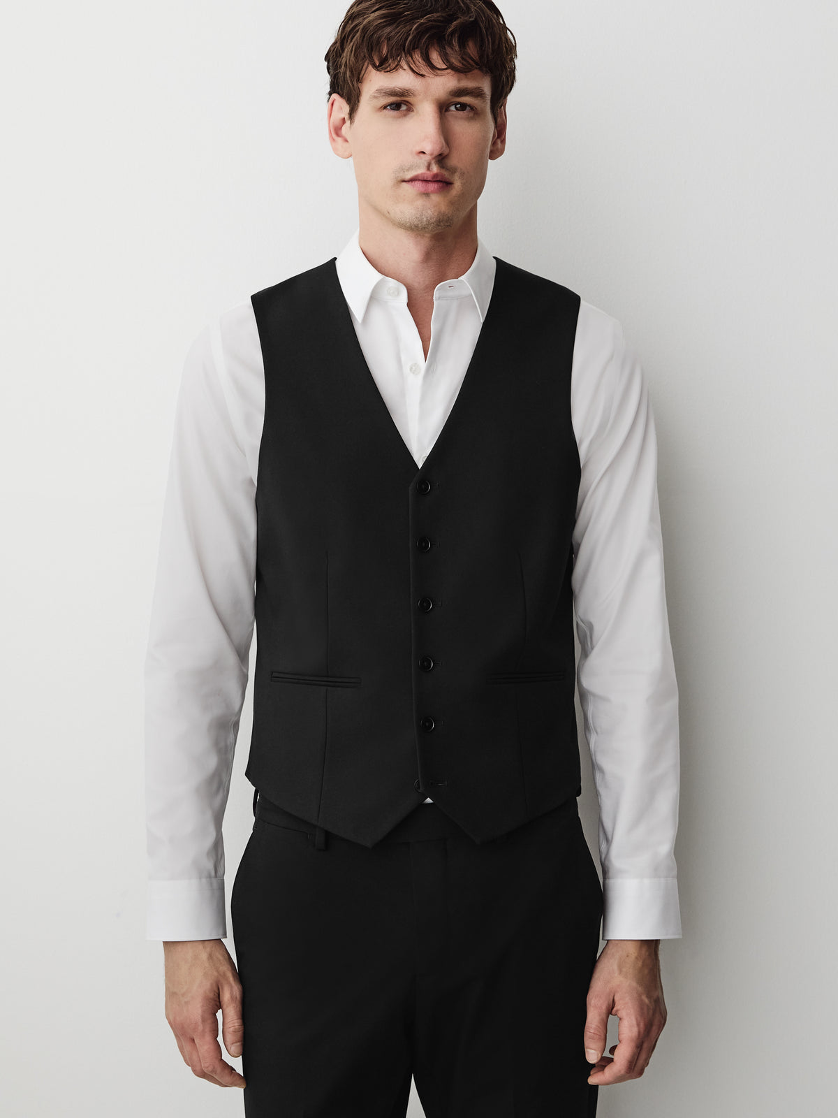 Black Suit Vest