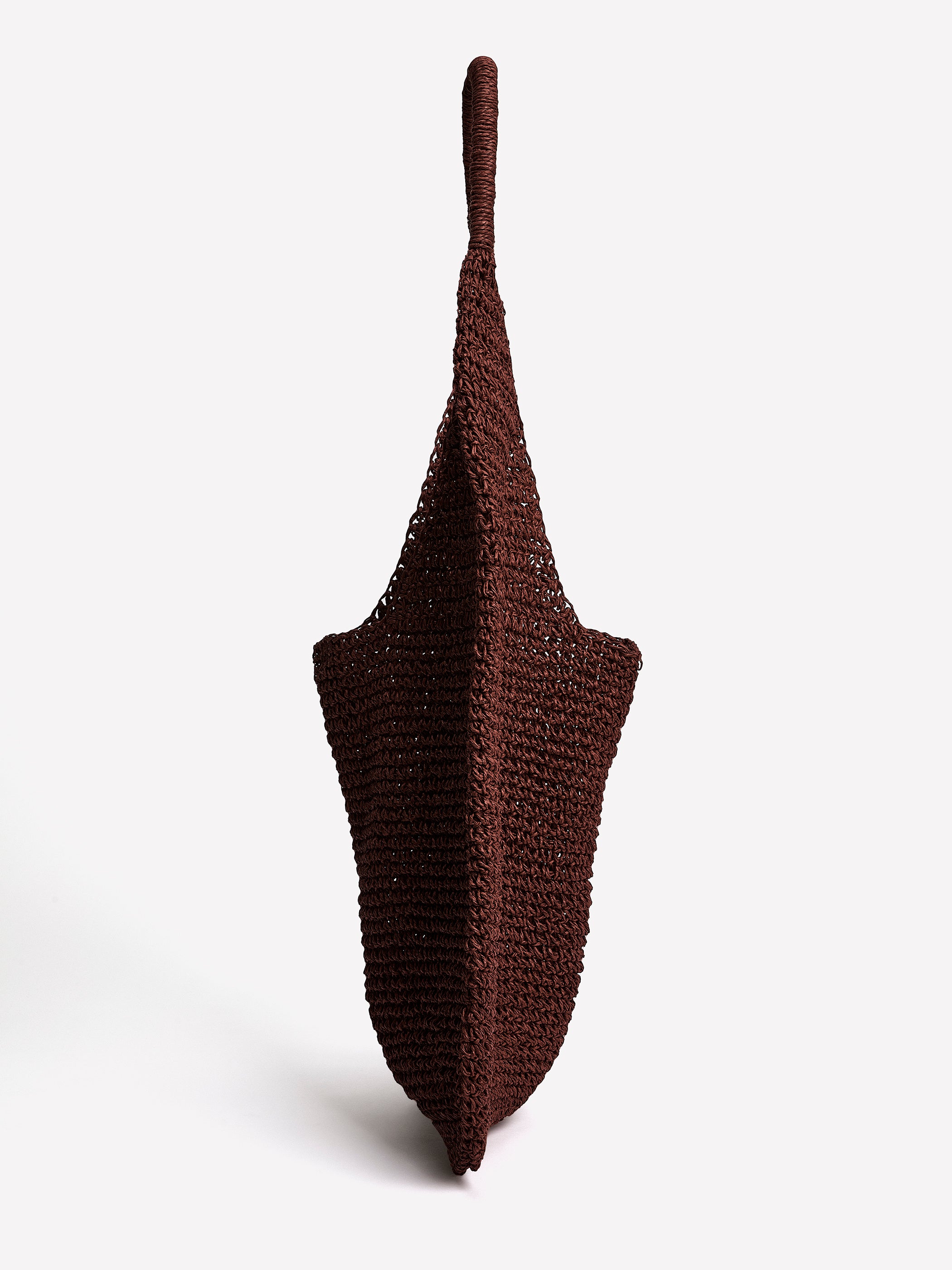 Woven Paper Raffia Hobo Tote Bag