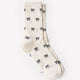 Crew Socks with Pointelle Bow Detail