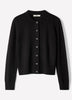 Knit Sweater Cardigan Women 100% Merino Wool Classic Fit