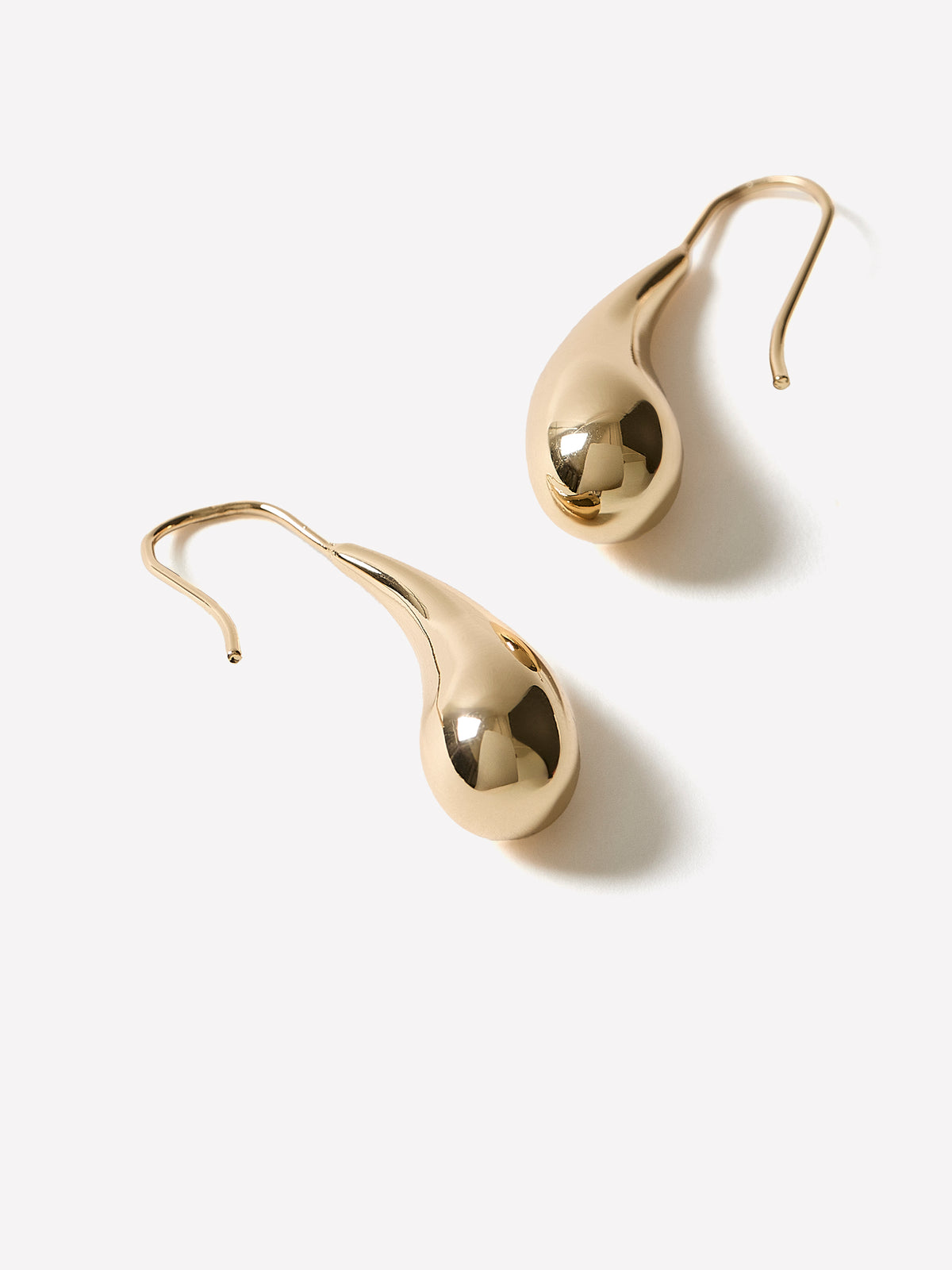 Pendant Earrings Sculptural Design Metal