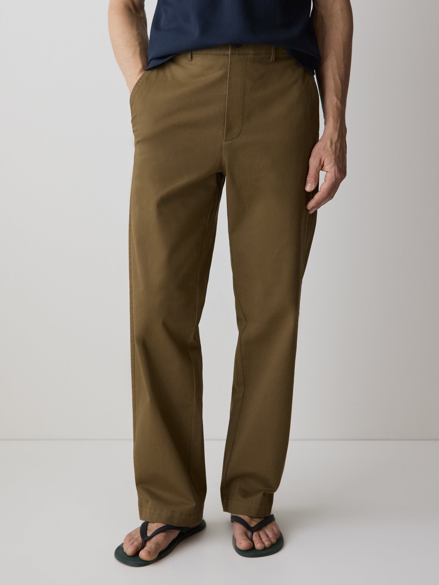 Straight-Leg Relaxed Chino Pant