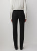Limitless Black Mid-Rise Long Slim-Leg Signature Fit Pant