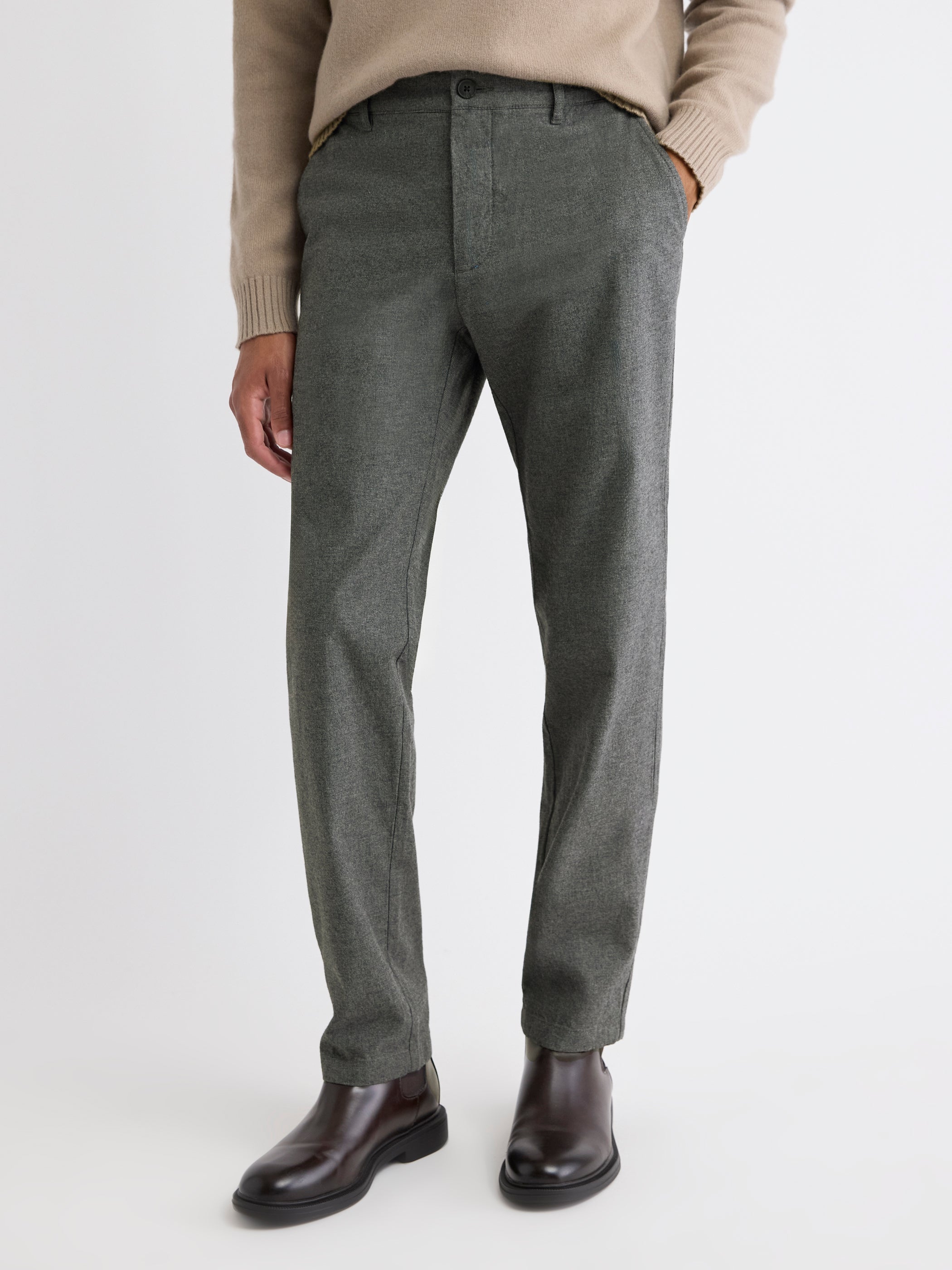 Slim-Fit Brushed Chino Pant