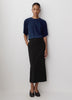 Knit Blouse High Twist Dolman Sleeve