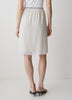 High-Rise Straight Chiffon Skirt