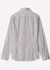Slim Fit Cotton Woven Shirt Rust Stripe