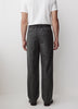 Straight Knit Pinstripe Wool Blend Pant