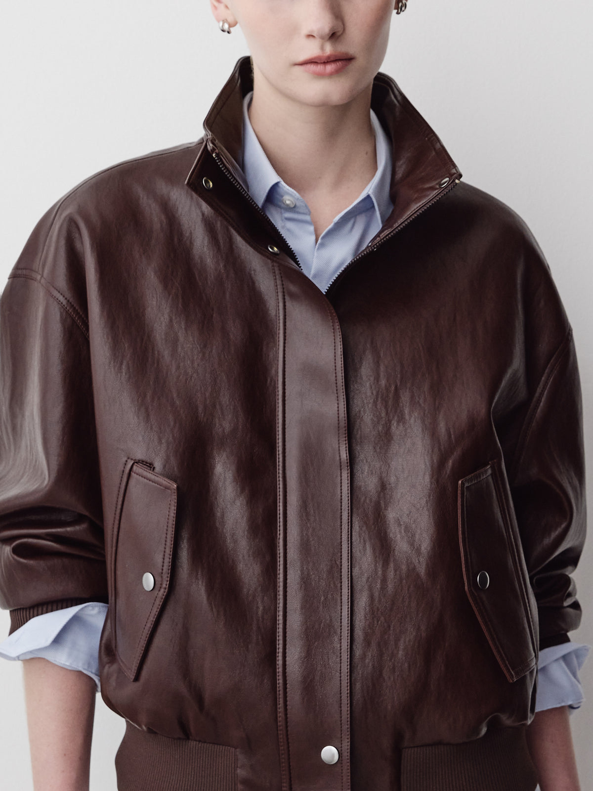 Faux Leather Jacket