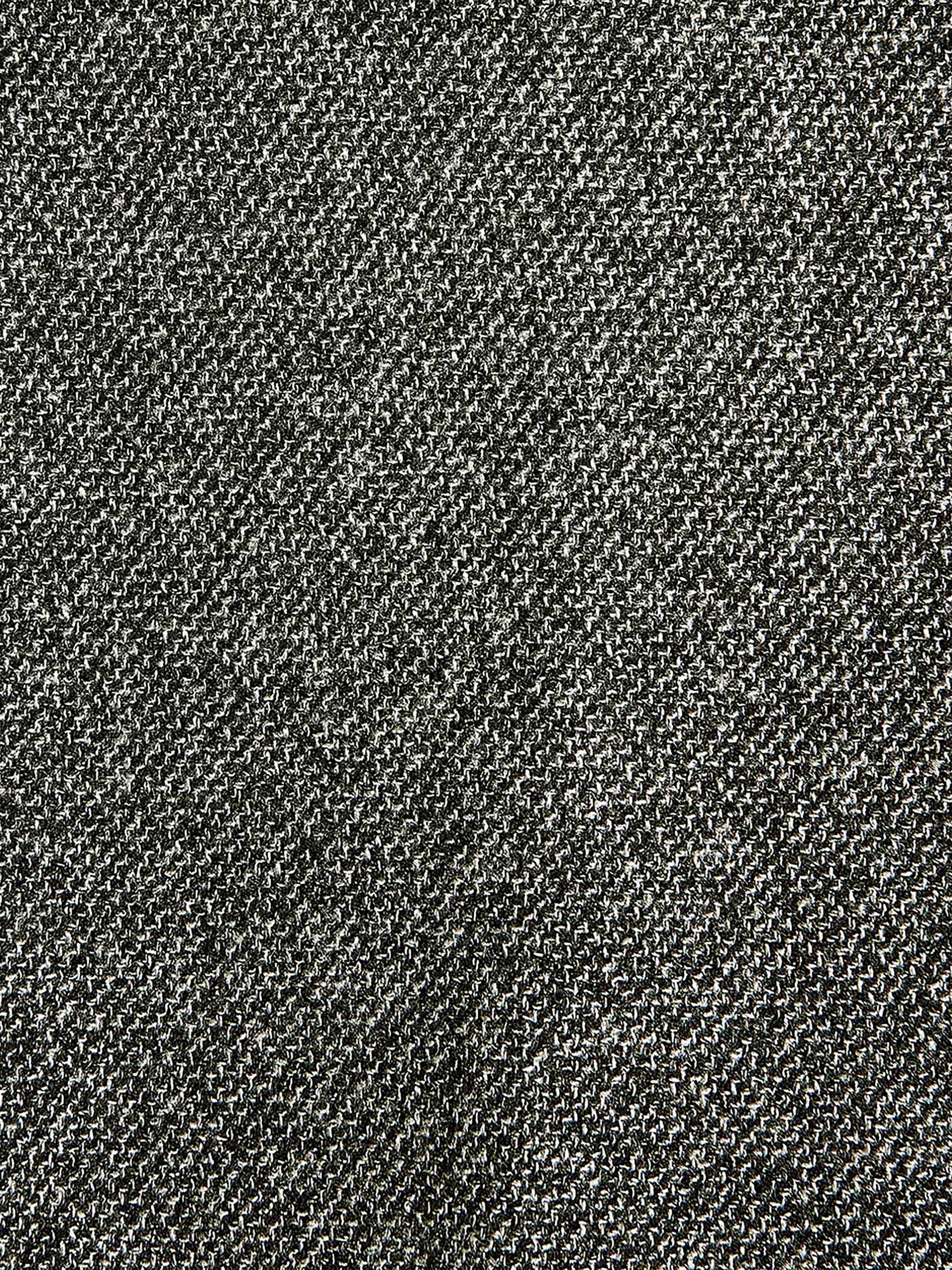 Pantalon en Tweed à Taille Mi-Haute et Jambe Large