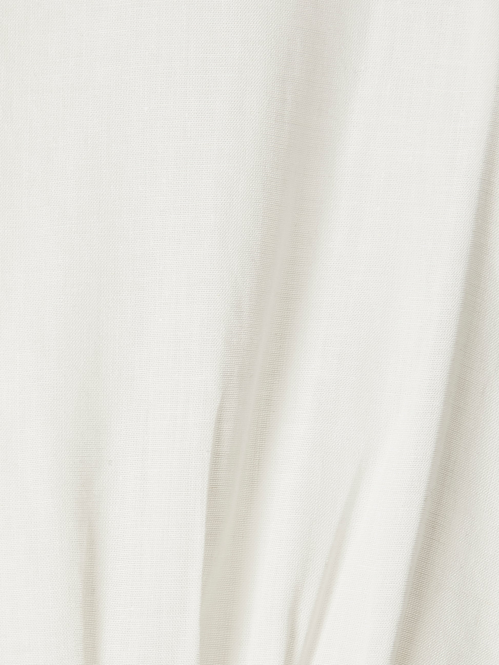 Woven Blouse Ramie Lyocell Blend