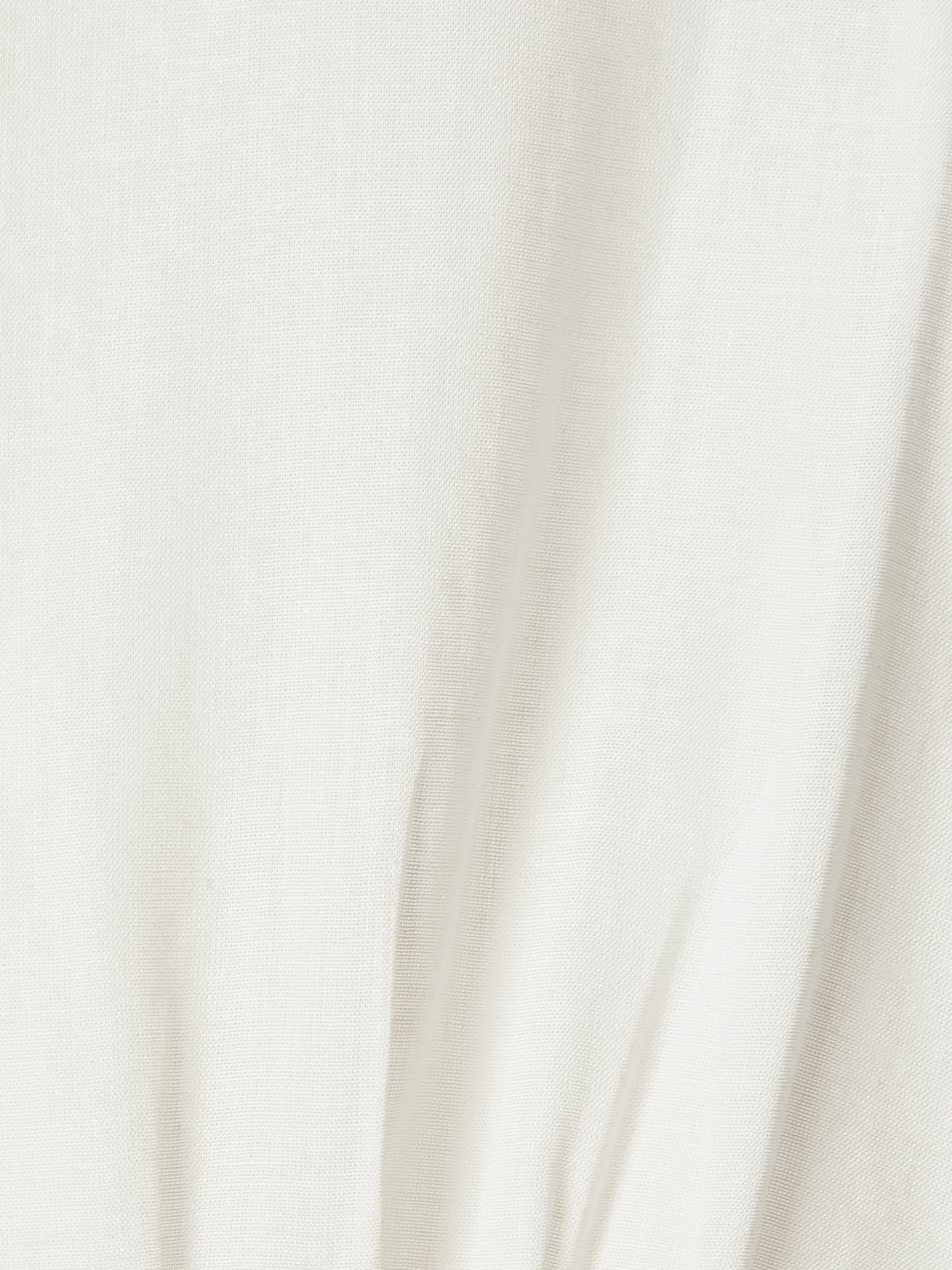 Woven Blouse Ramie Lyocell Blend