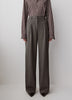 Striped Wide-Leg High-Rise Pant