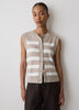 Sleeveless Crew-Neck Sweater Vest