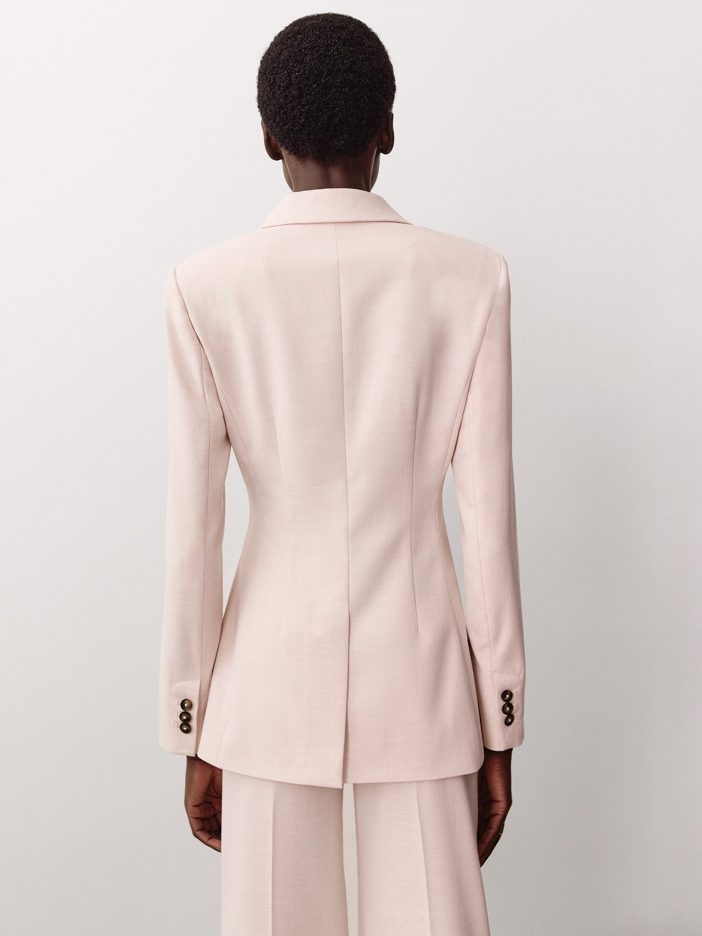 Double-Breasted Hourglass Blazer