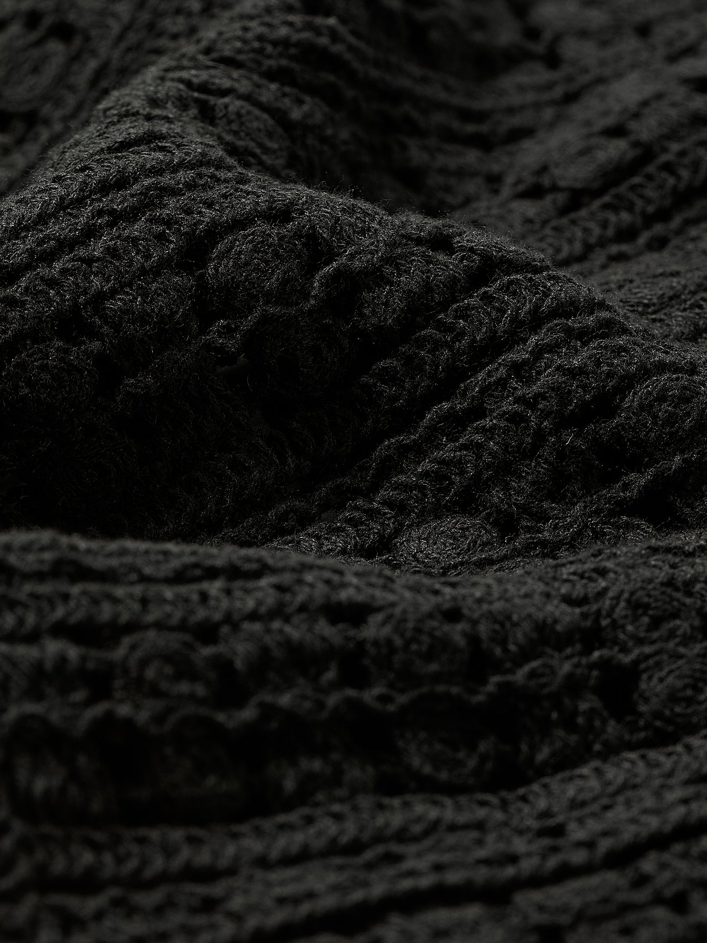 Knit Crochet Relaxed Tee in 100% Cotton