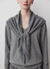 Triangular Mercerized Fine Merino Wool Scarf