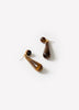 Pendant Earrings with Tiger Eye Stones