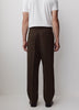Wide-Leg Pleated Dress Pant