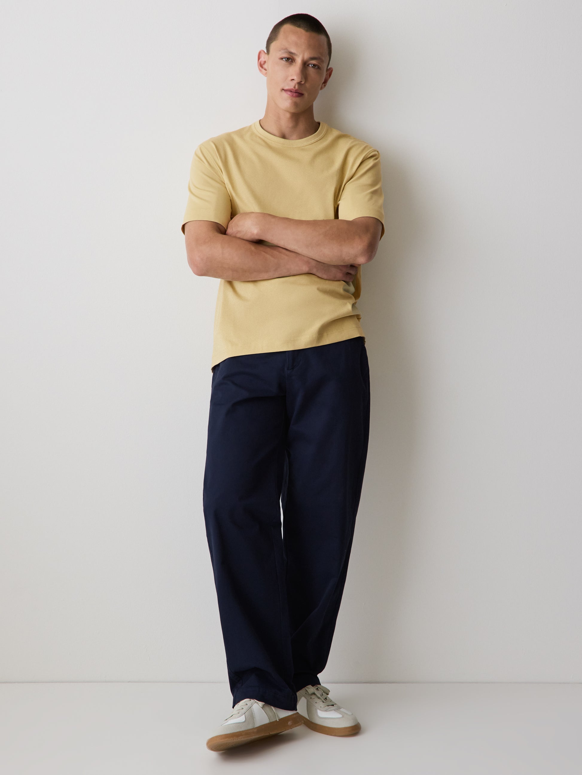 Men's Knit Crewneck T-Shirt Supima Cotton