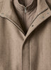 Wool Blend Funnel Topcoat