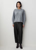 Wool-Blend Long-Sleeve Crew-Neck Sweater
