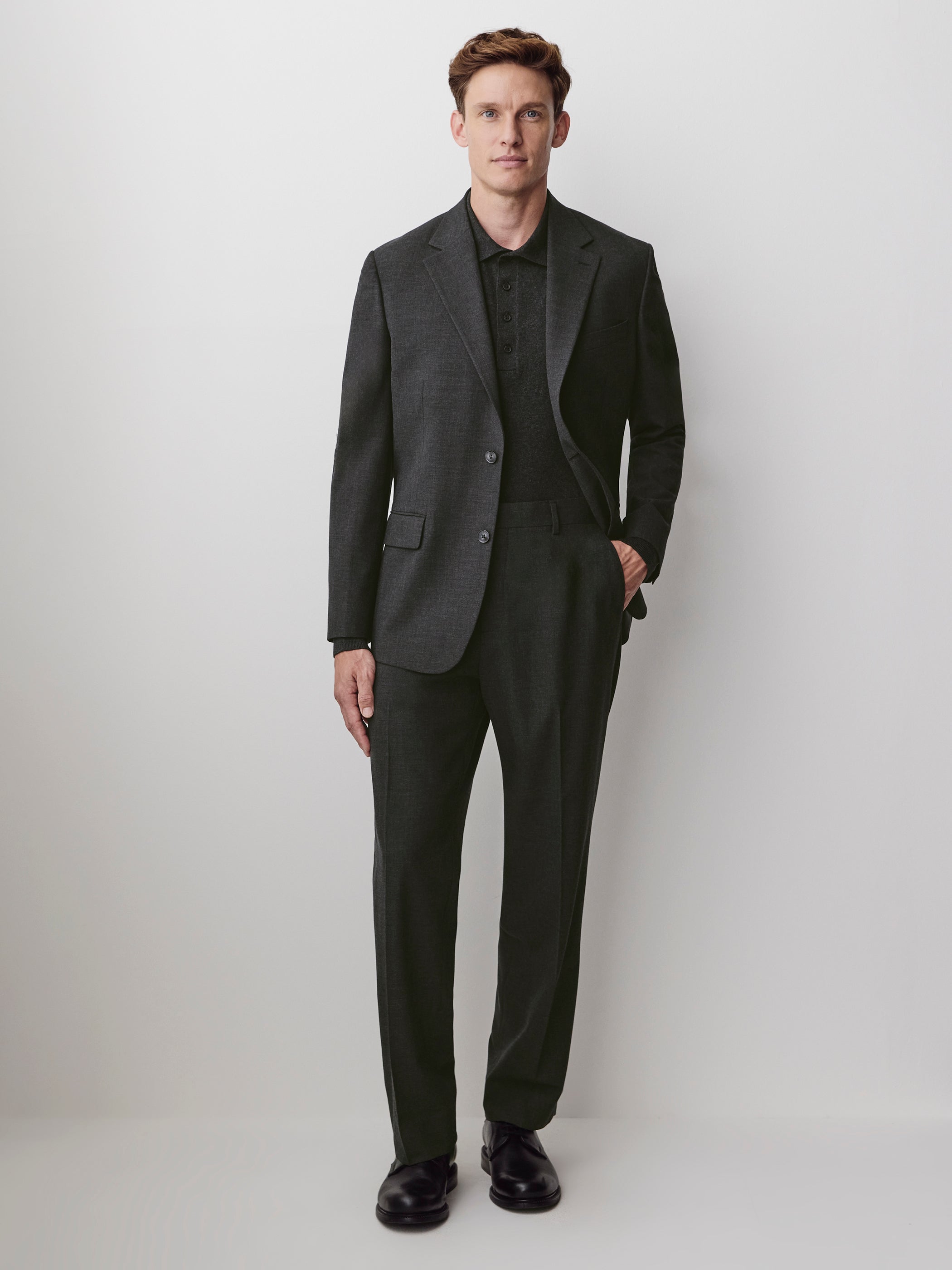 Straight-Fit Tech Suit Blazer