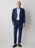 Tailored Wool Blend Men's Woven Blazer