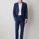 Tailored Wool Blend Men's Woven Blazer