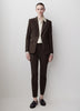 Woven Satin Long Sleeve Shirt