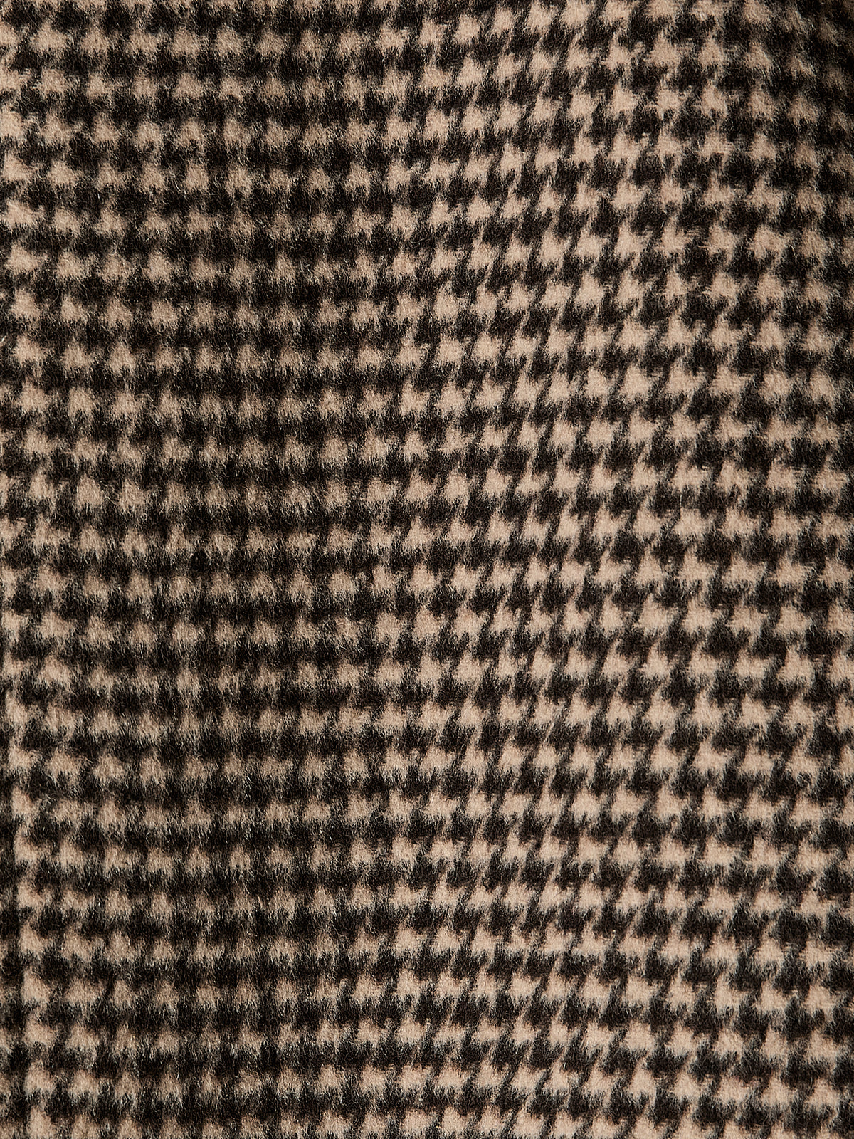 Classic Herringbone Mackintosh Coat with Shirt Collar