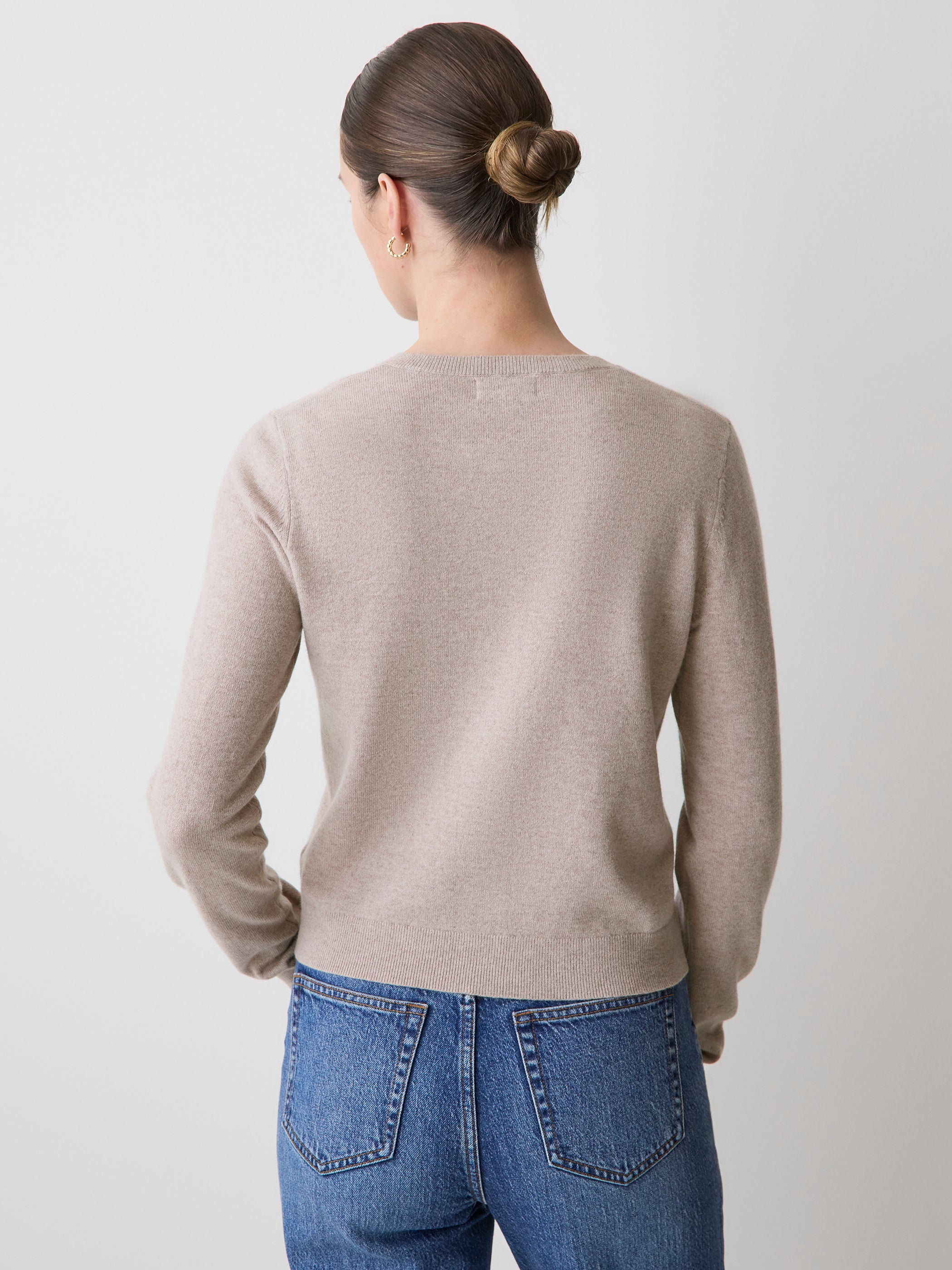 Merino Wool Button-Down Cardigan