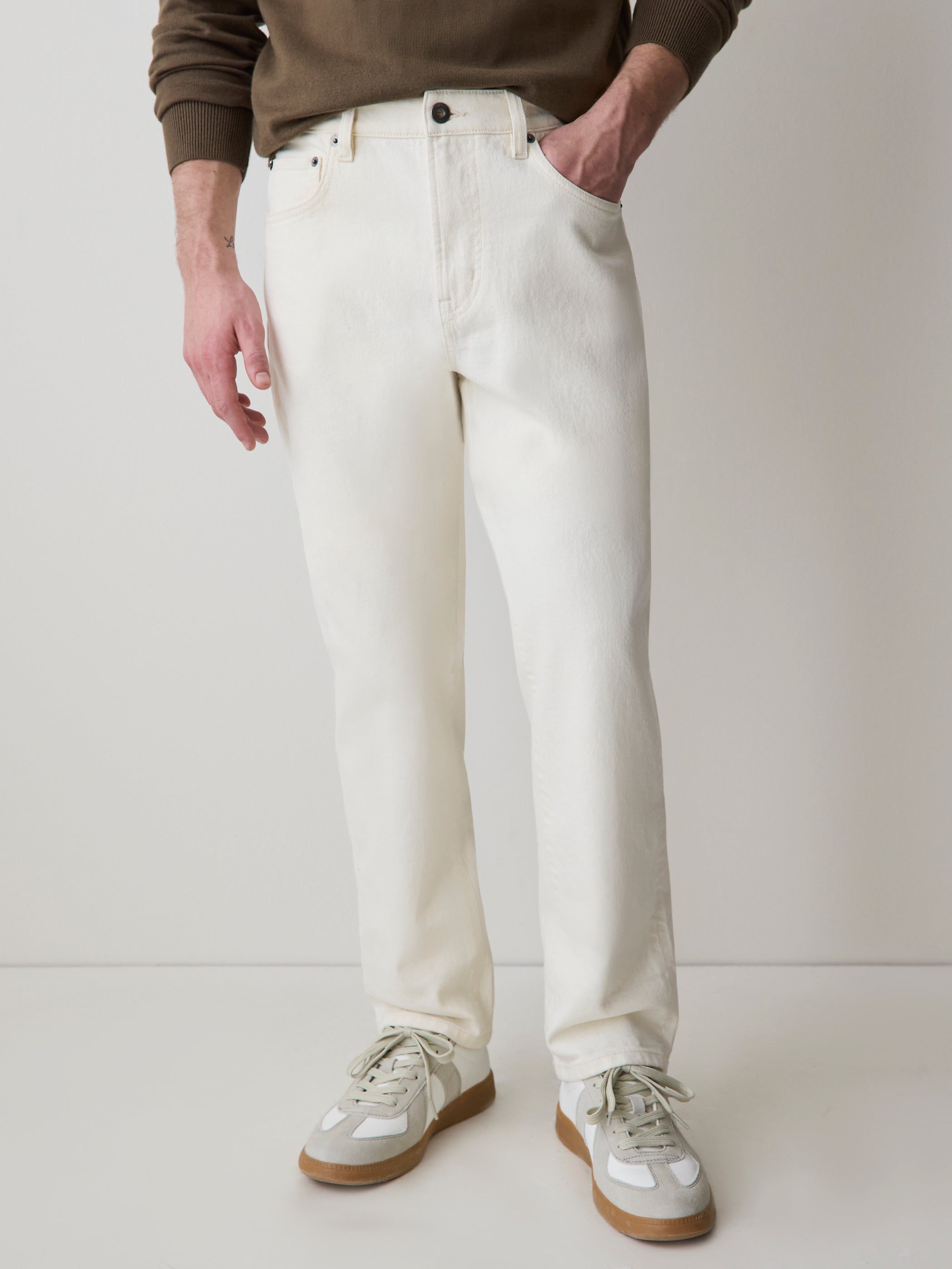 Jeans à Jambe Droite