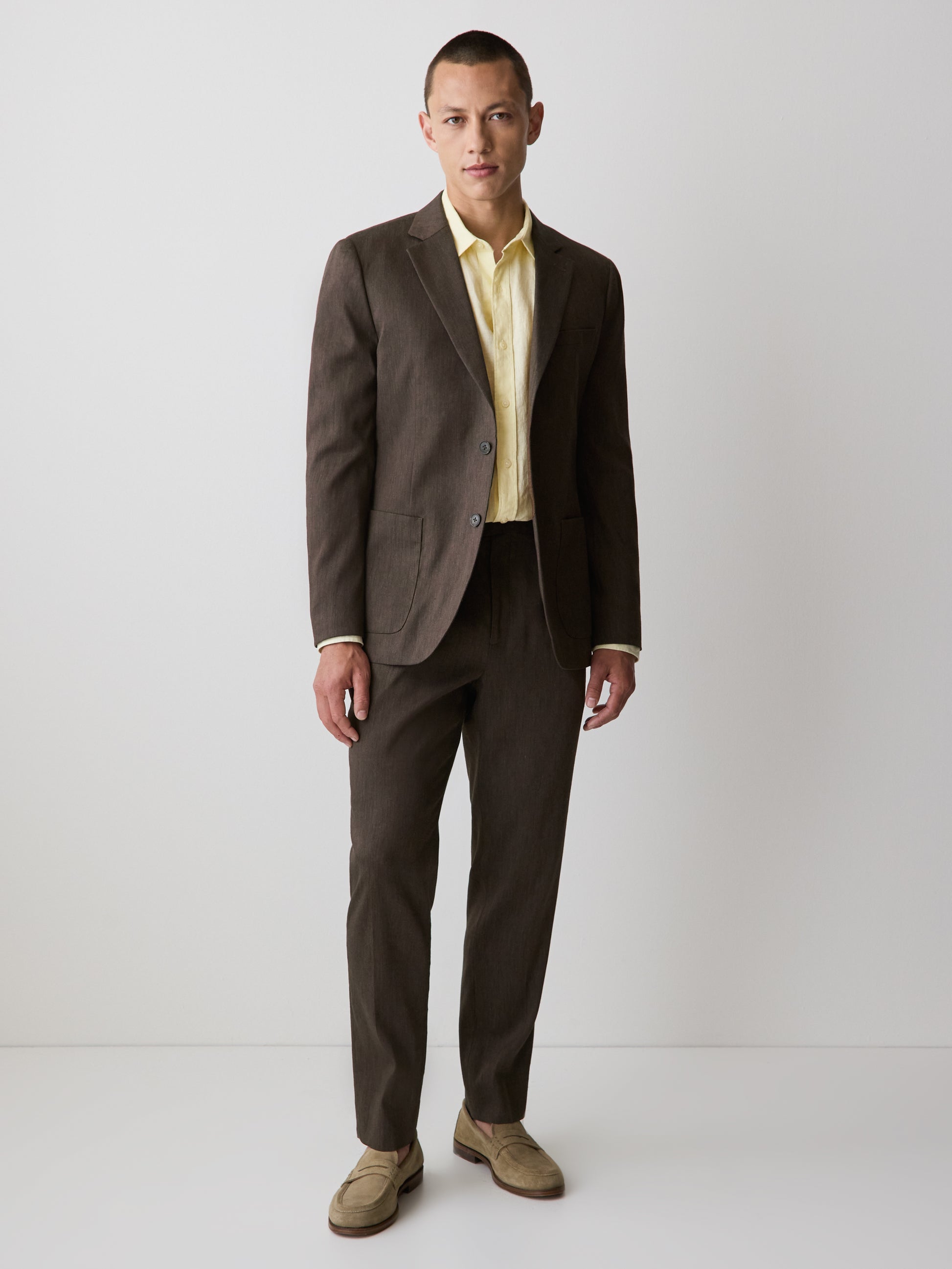 Long-Sleeve Linen Shirt