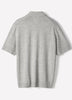 Merino Wool Polo Sweater Short Sleeve