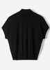 Knit Sweater Extra Fine Merino Wool Mock Neck