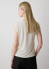 Knit Blouse Pleated Extended Sleeve