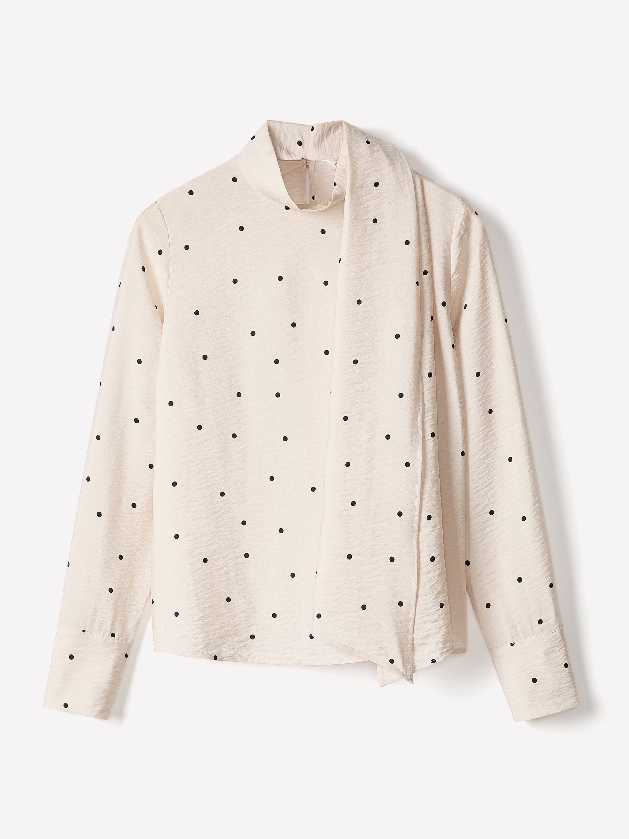 Women's Long-Sleeve Popover Blouse with Scarf Neckline – RW&CO