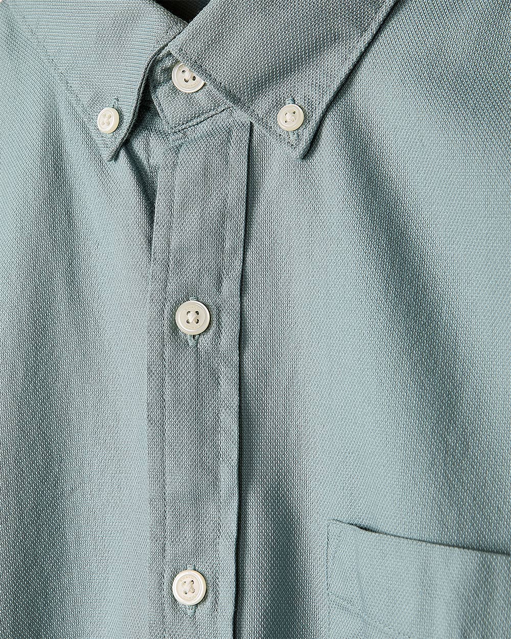 Long-Sleeve Textured Shirt