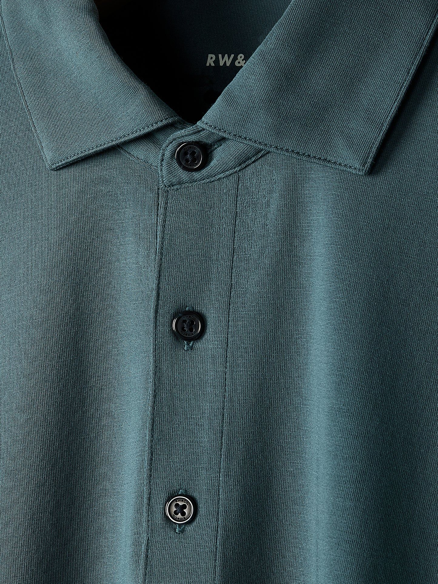 Men's Knit Tailored Collar Polo Shirt Supima Cotton