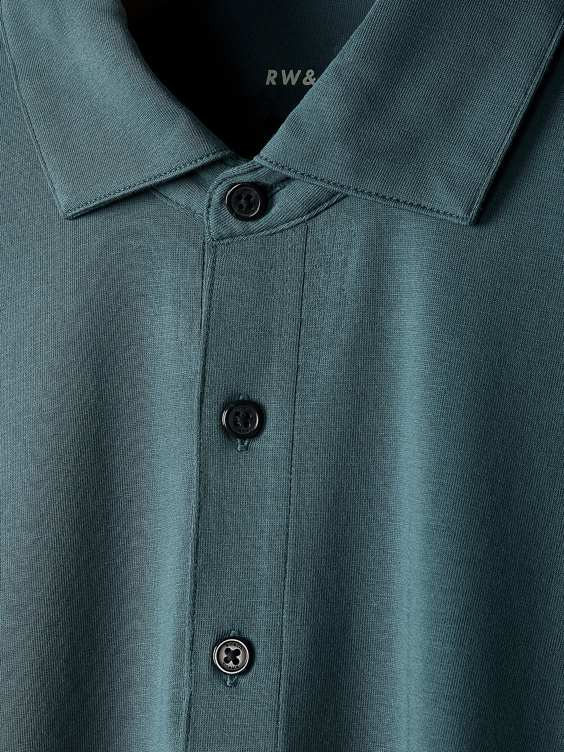 Men's Knit Tailored Collar Polo Shirt Supima Cotton