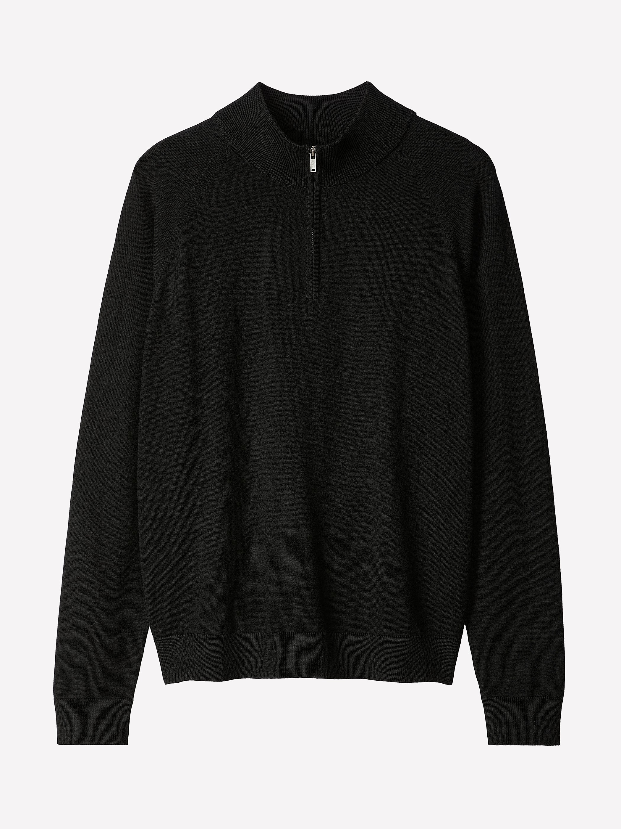 Men's Long-Sleeve Half-Zip Mock-Neck Sweater – RW&CO