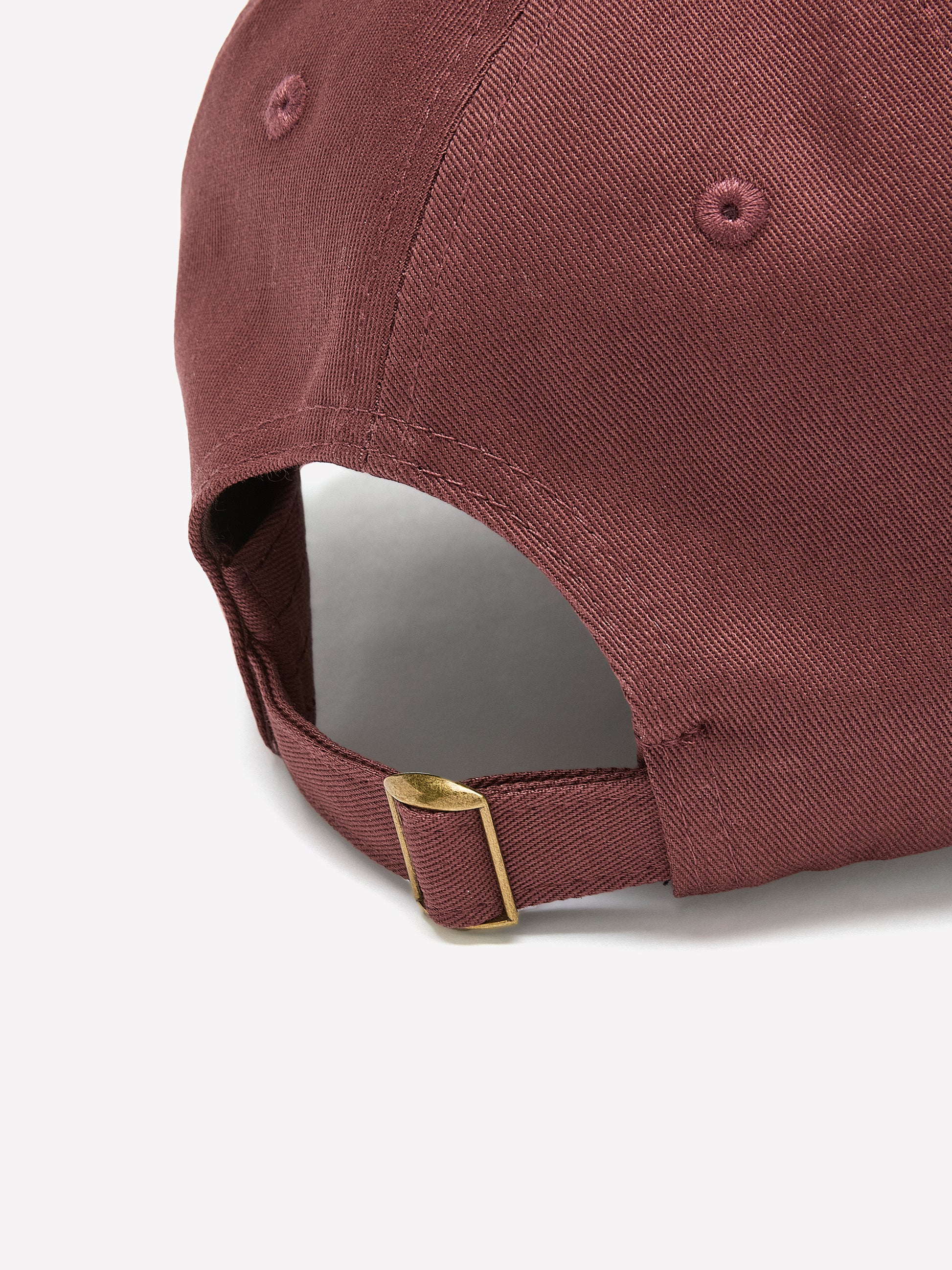 Woven Cotton Ball Cap with Embroidered Detail