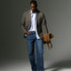 Straight Fit Denim Pant Cotton Blend