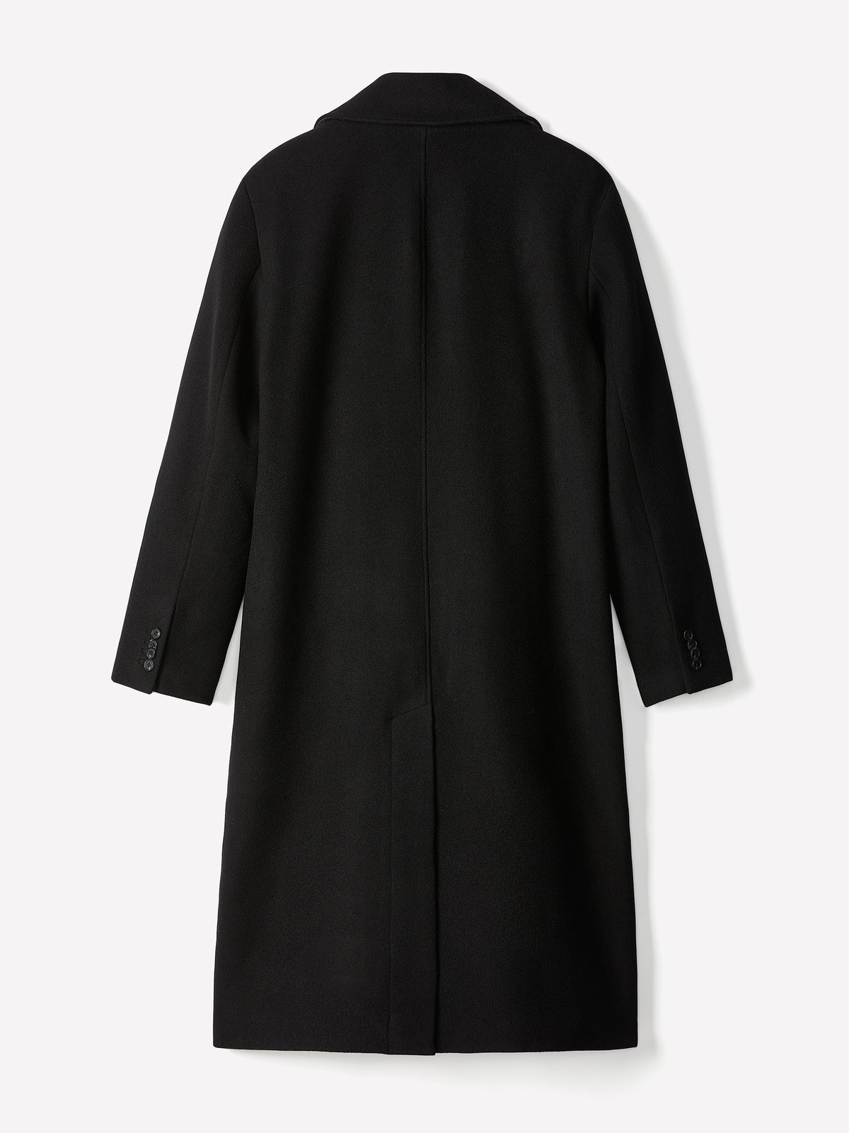 Double Breasted Topcoat Wool Blend