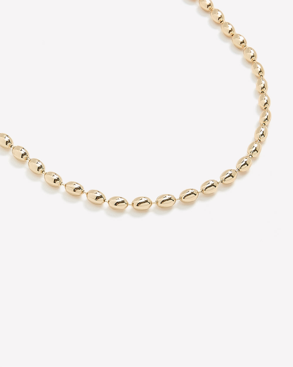 Collier à Billes Dorées