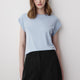 Extended-Sleeve Crew-Neck Tee