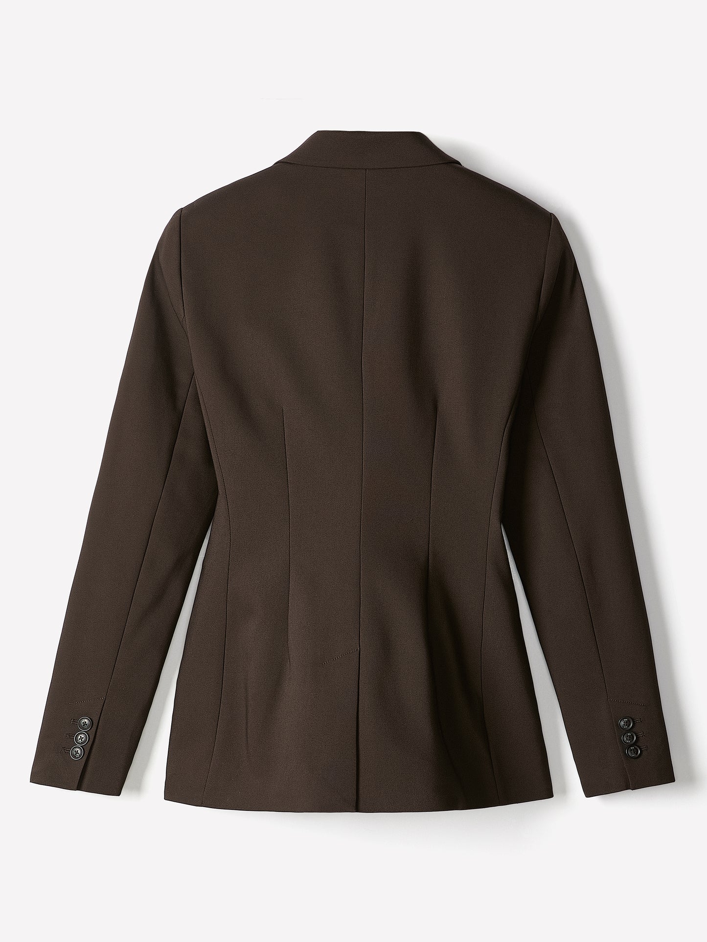 One-Button Fitted Blazer